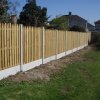 Pointed Top Hit & Miss in Concrete Posts & Gravel Boards at Ballymun